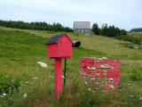 Country Red mailbox