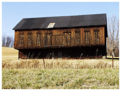 Old barn builders took pride in workmanship... (barn)