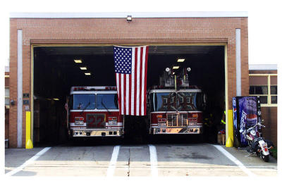 Fire/Police Station Flag