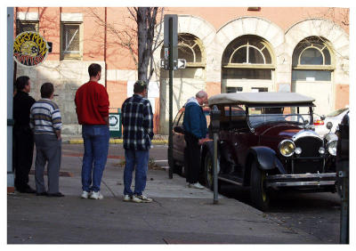 There's nothing more satisfying than having the boys admire your wheels!