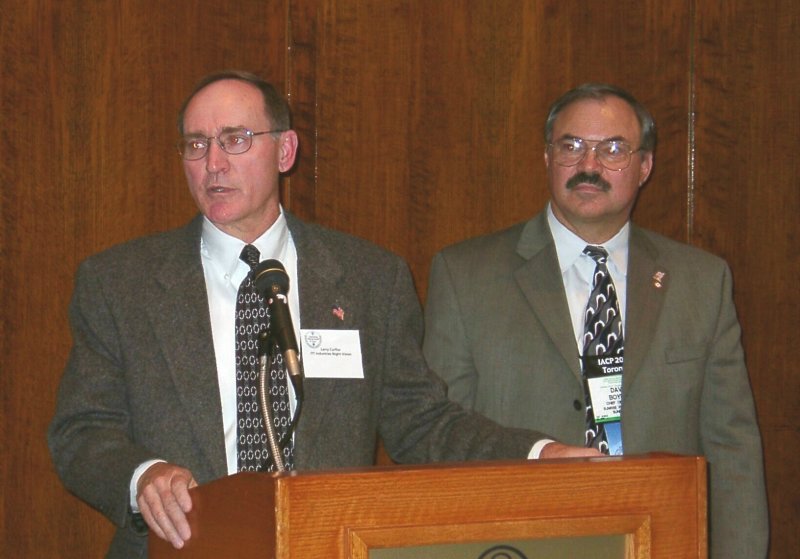 Larry Curfiss and Chief David Boyett