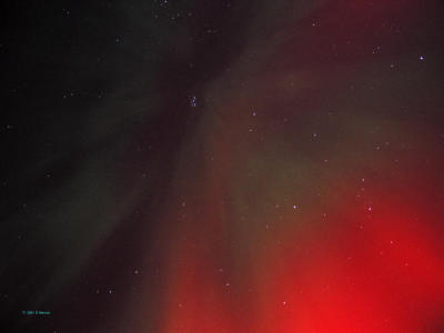 Aurora Directly Overhead! (pretty scary at the time)