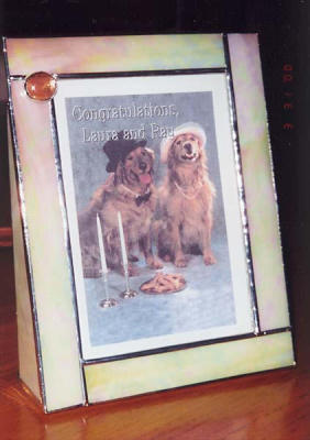 Wedding picture frame