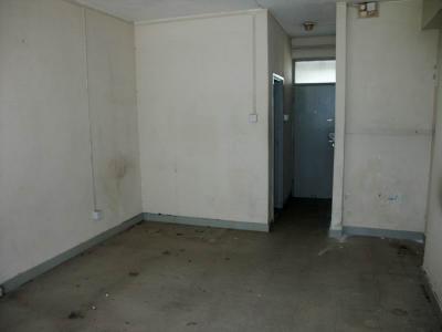 My parents, four kids, plus grandpa (and for a few years my uncle) were crammed in this cubicle for some ten years.
