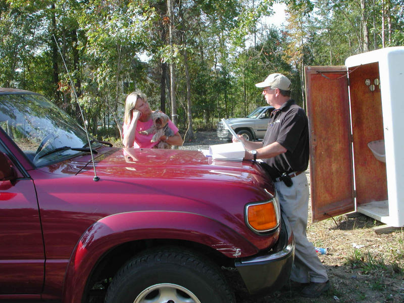 Heather and builder Randy Flanders