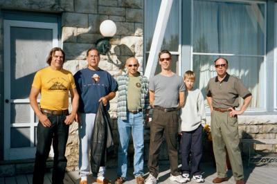 Steve Punderson, Arnie Sillins, Jeff Levin, Greg Ottmar, Gregs son & Jay Waltersdorf
