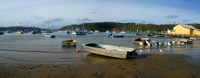 Careel Bay panorama