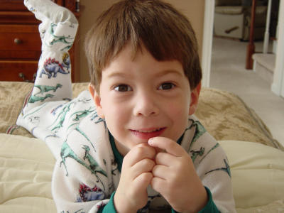 Happiness is: Hearing Hello Daddy and waking up to this.