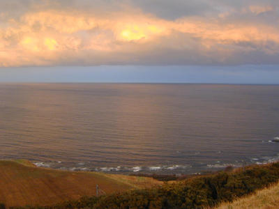 North Sea at Sunset
