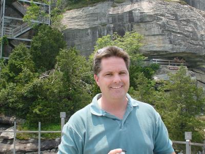 Joe at Chimney Rock