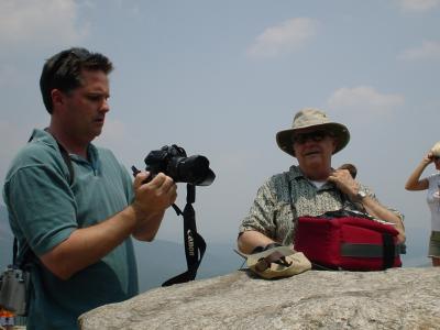 Joe & Dad at Chimney Rock