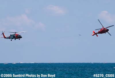 5270 - USCG HH-60J Jayhawk #6040 from CG AIRSTA Clearwater and HH-65 Dolphin from CG AIRSTA Miami aviation stock photo #5270