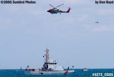 5272 - USCG HH-60J Jayhawk #6540 from CG AIRSTA Clearwater and CGC Gannet (WPB 87334) aviation stock photo #5272