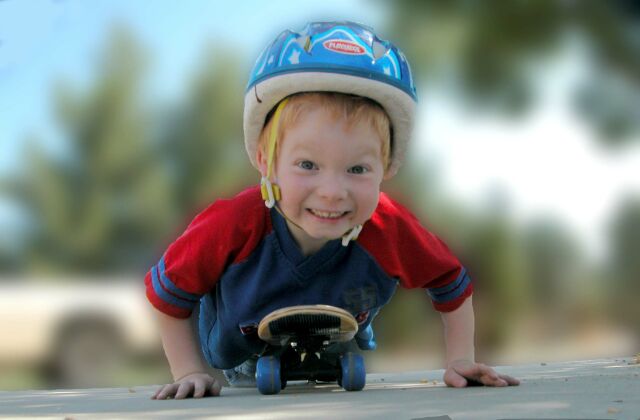 Jake on the Skateboard