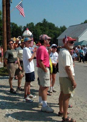 The group finds it's sweet spot and waits for the bell!