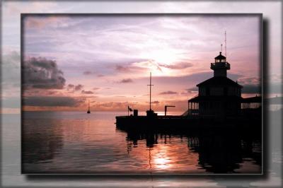 Marina Lighthouse with Patrick's Frame