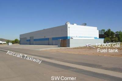 SW Exterior & Taxiway