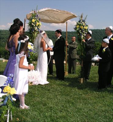 Jewish Half Of The Wedding Ceremony