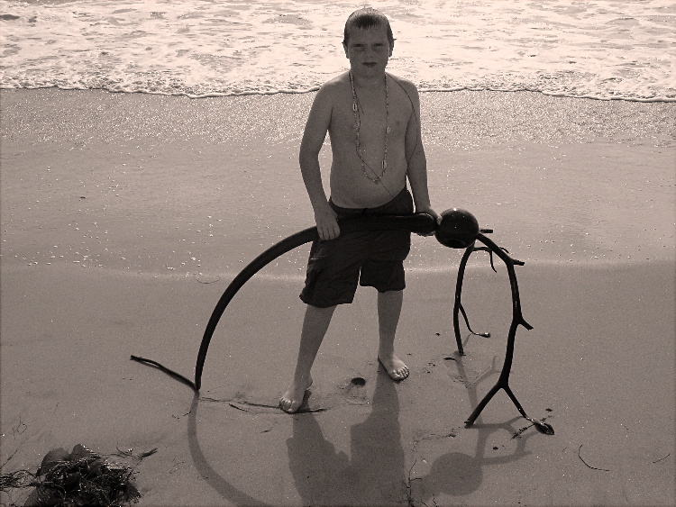 Boy On Beach