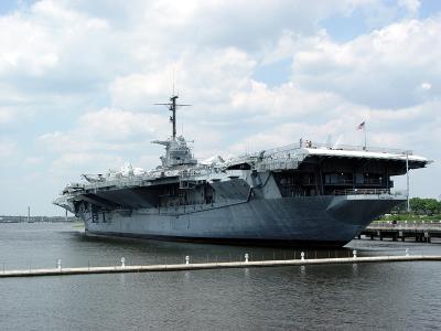 USS Yorktown View from the  Ingham