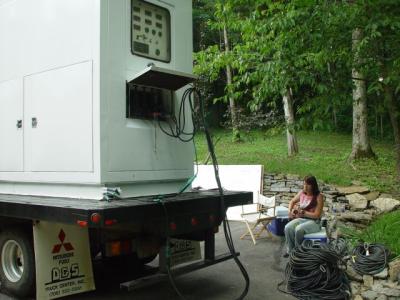 generator on truck
