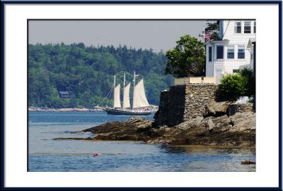 The Victory Chimes is one of the larger schooners that... (Maine, sailing)