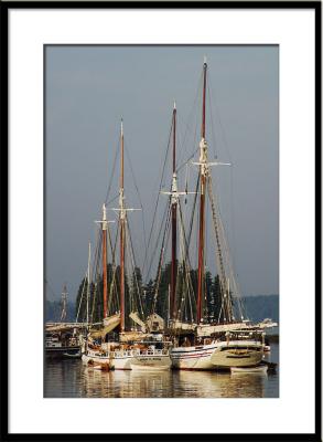After an evening of fireworks and... (Maine, sailing, windjammer, schooner)