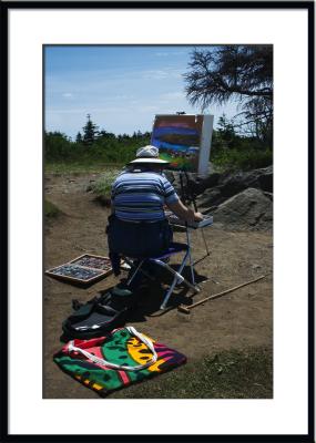 ....there are more artists plying their trade... (Monhegan Island, Maine, artist)