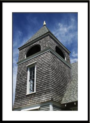 We find one church on the island. (Monhegan Island, Maine)