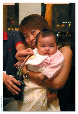 Dinner with Mummy's Family (June 29, 2003)