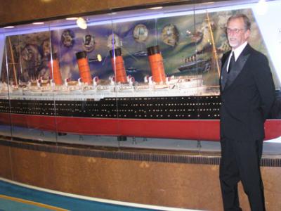 One of the many ship's models.