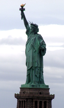 A familiar but still breathtaking sight as we leave New York.