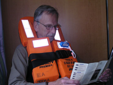 The mandatory lifeboat drill.
