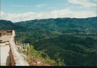 a view from atop of El Peol