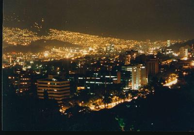 Medellin at night