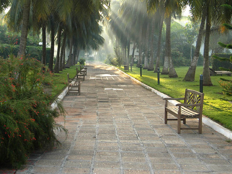 Hotel grounds in Lome