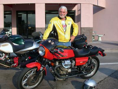 Jim's old Guzzi Le Mans