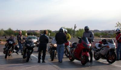 The usual suspects prepare to ride off