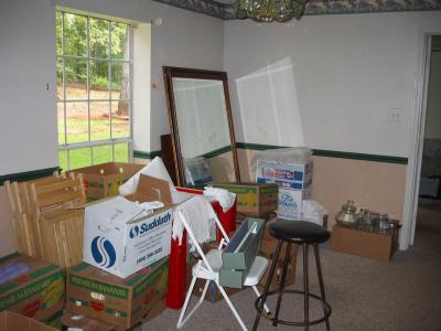 south side of kitchen... where big round table will go