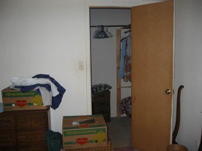 master br closet (awfully small)