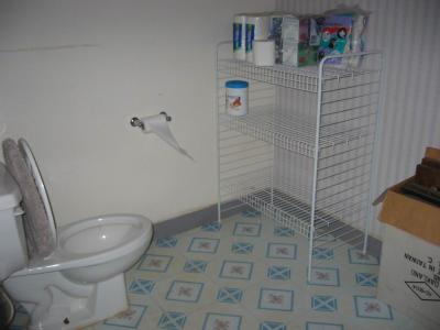 no tub or shower!