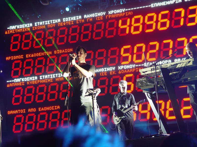 Live statistics on screen