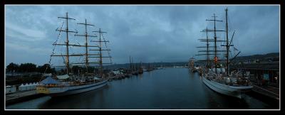 ...the Armada, along the quays of Rouen