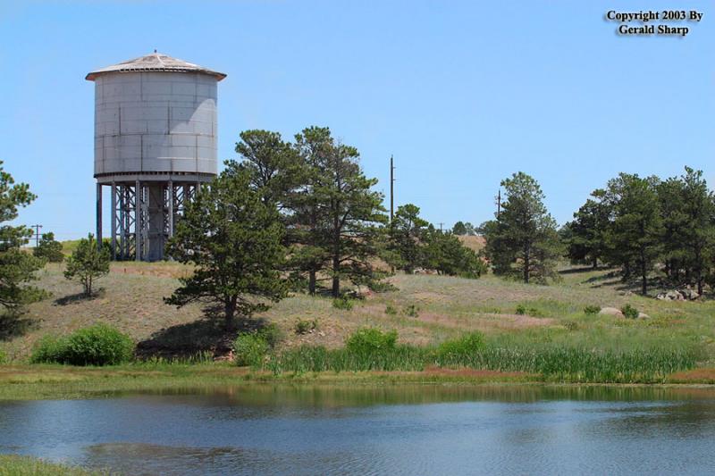 Watertank At Harriman, WY