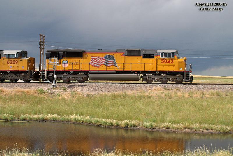 UP 5042 East At Hillsdale, WY