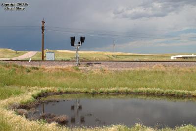 Signals And Pond At Hillsdale, WY