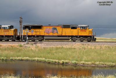 UP 5042 East At Hillsdale, WY