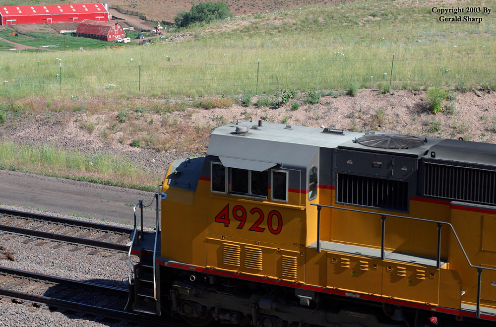 UP 4920 West At East Granite, WY