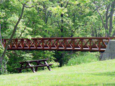 Footbridge over the Niagra river