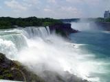 American Falls with Canadian Falls Distant